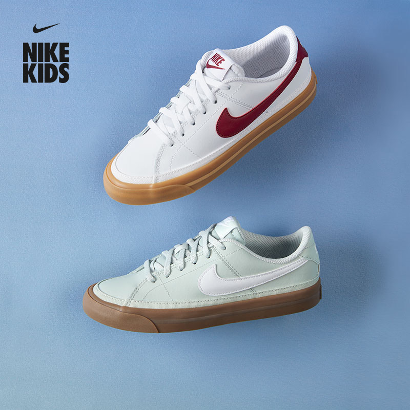 耐克大童轻便平底运动鞋冬季男女童板鞋NIKE COURT LEGACY DA5380