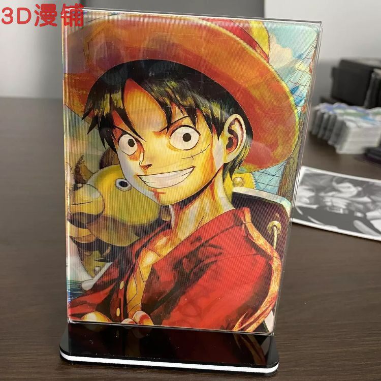 3d渐变卡片桌面立牌海贼王火影忍者鬼灭之刃咒术回站小丑漫威英雄