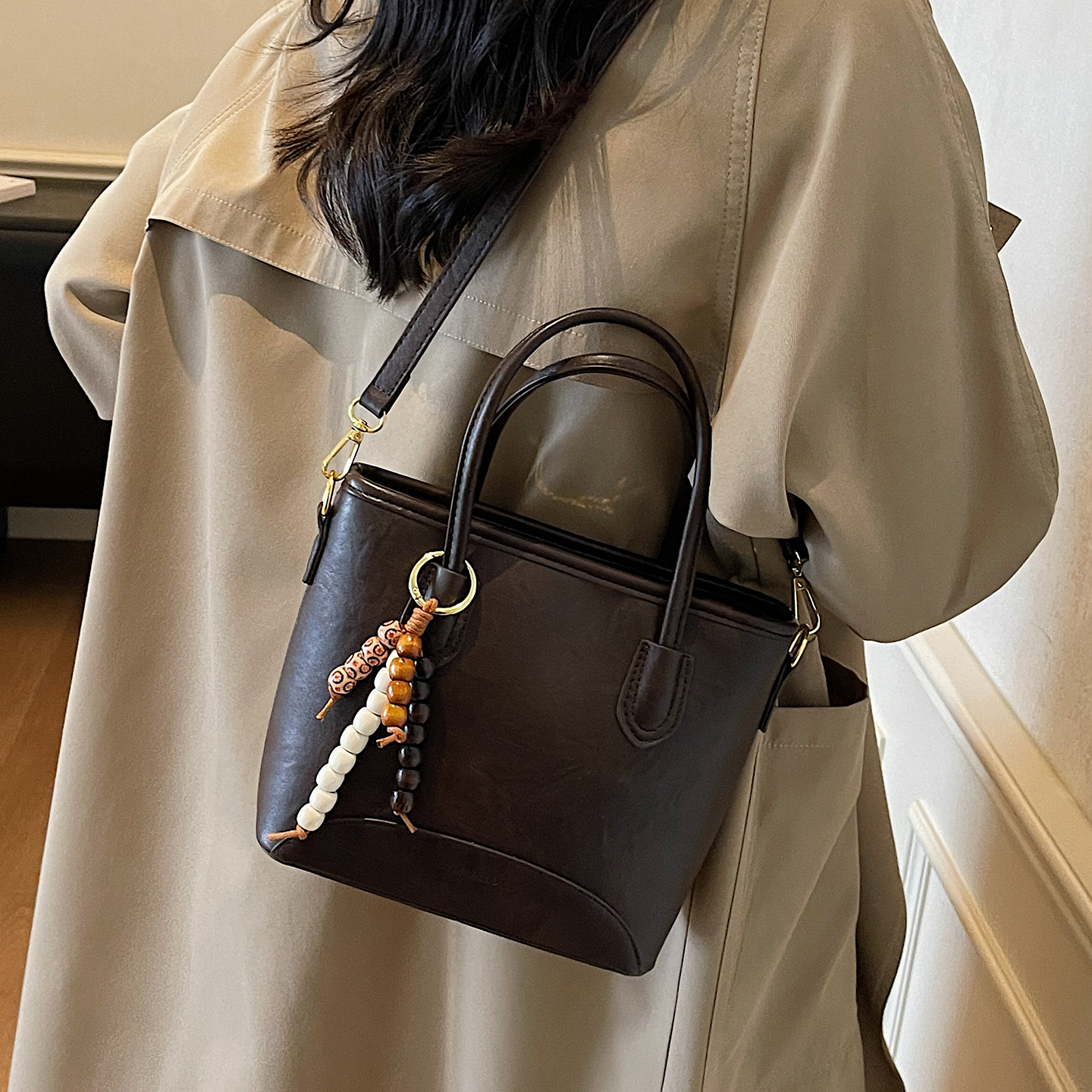 高级感手提水桶包2025新款