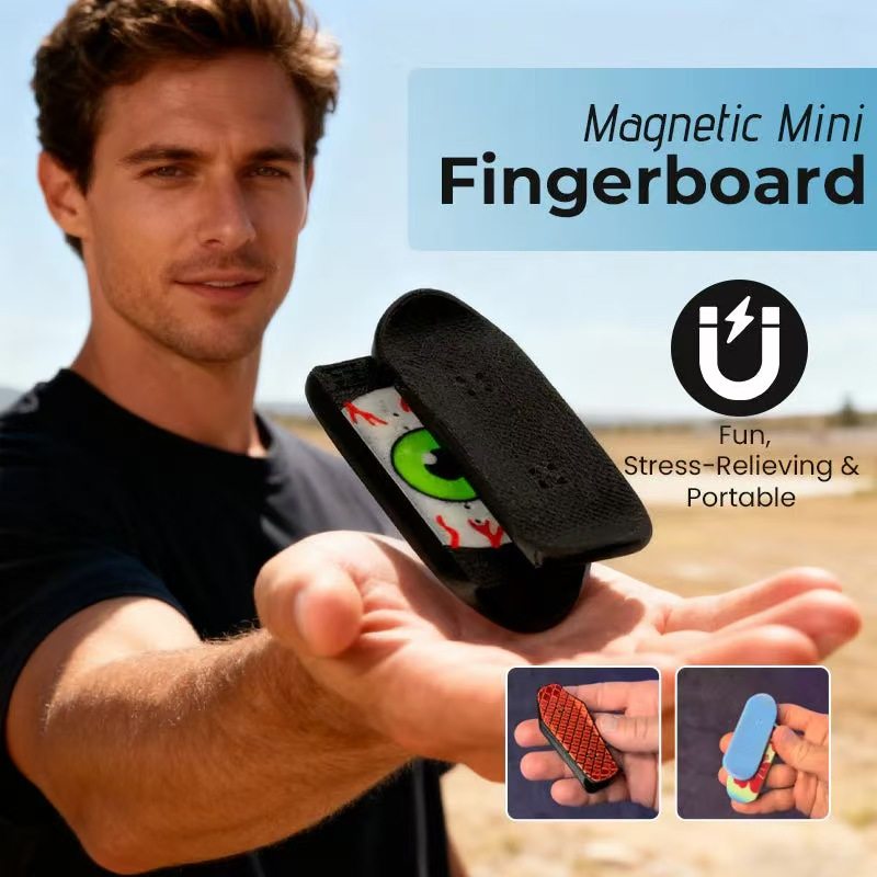 奇趣便捷式流行新潮款Fingerboard磁吸迷你指尖板 个性小玩具礼品