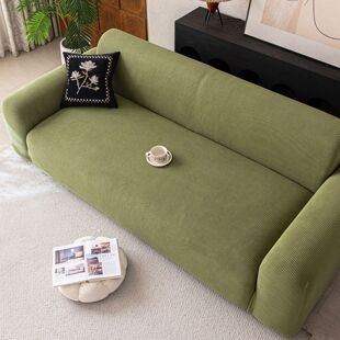 简约风摇粒绒沙发套罩2026新款弹力四季通用款全包万能套