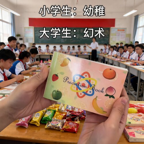 魔术道具水果预言书魔术手翻书