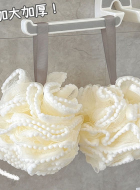 高档大号洗澡沐浴球不散浴花球可爱搓澡起泡洗浴用女沐浴花洗澡巾