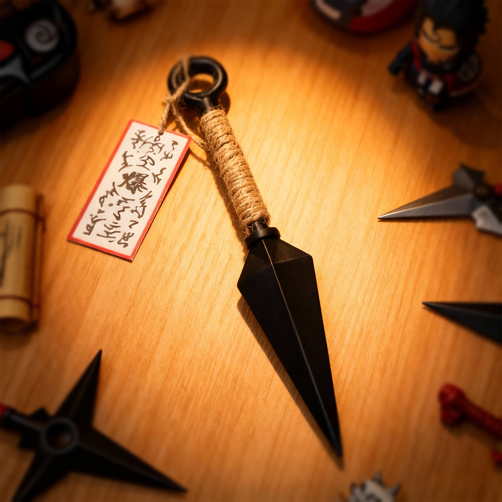 火影忍者中性笔解压苦无飞雷神武器模型儿童玩具圆珠笔炫酷可写字上课可玩的创意周边文具学习用品套装