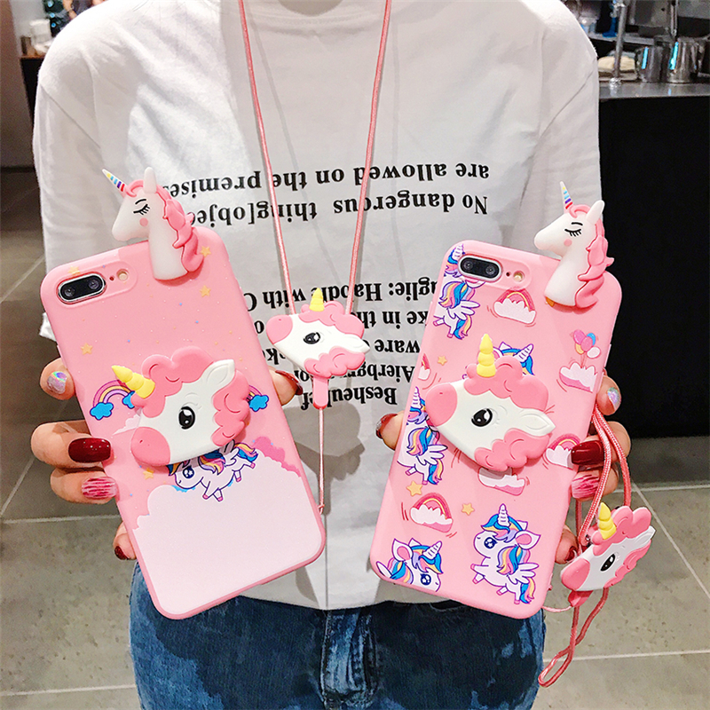 趴趴卡通独角兽vivo Y3手机壳vivoY7S硅胶Z3i软套Z5X全包防摔女款