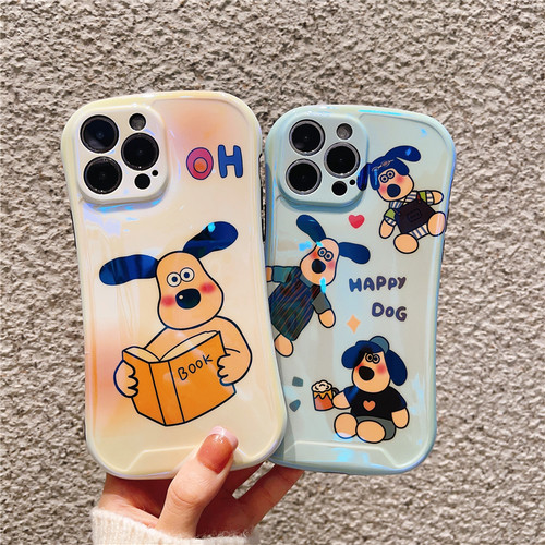 可爱卡通蓝光掌门狗小蛮腰vivo X60/X70/X80/X90手机壳Y52s硅胶软Y53s保护套Y76s椭圆pro全包Y70s情侣男女款