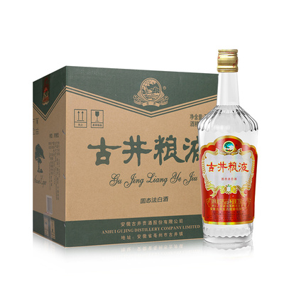 【直播】古井粮液 50度750mL*6瓶 浓香高度整箱酒水白酒纯粮食酒