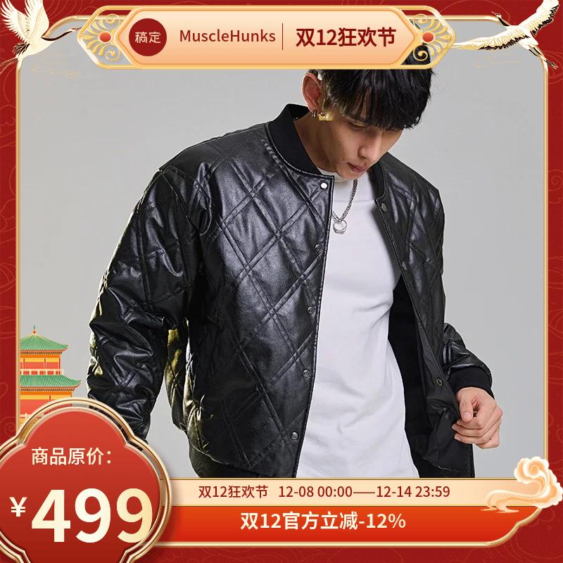 肌肉狗舒适亲肤潮牌新品棉衣外套