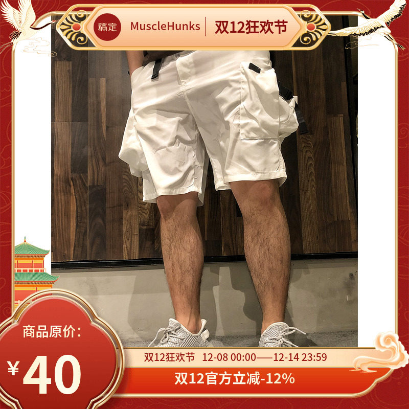 运动立体五分短裤百搭健身口袋