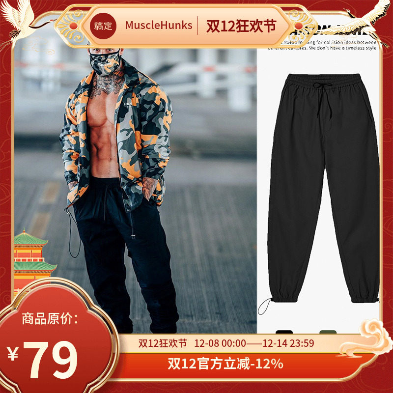 欧美健身兄弟运动速干男轻薄长裤