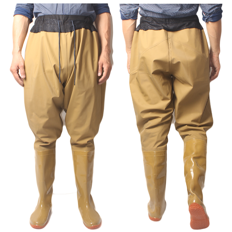 齐腰下水裤46码插秧靴透气软底