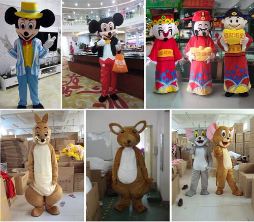 鼠年吉祥物卡通人偶服装行走cos道具动漫演出玩偶财神爷人偶服装