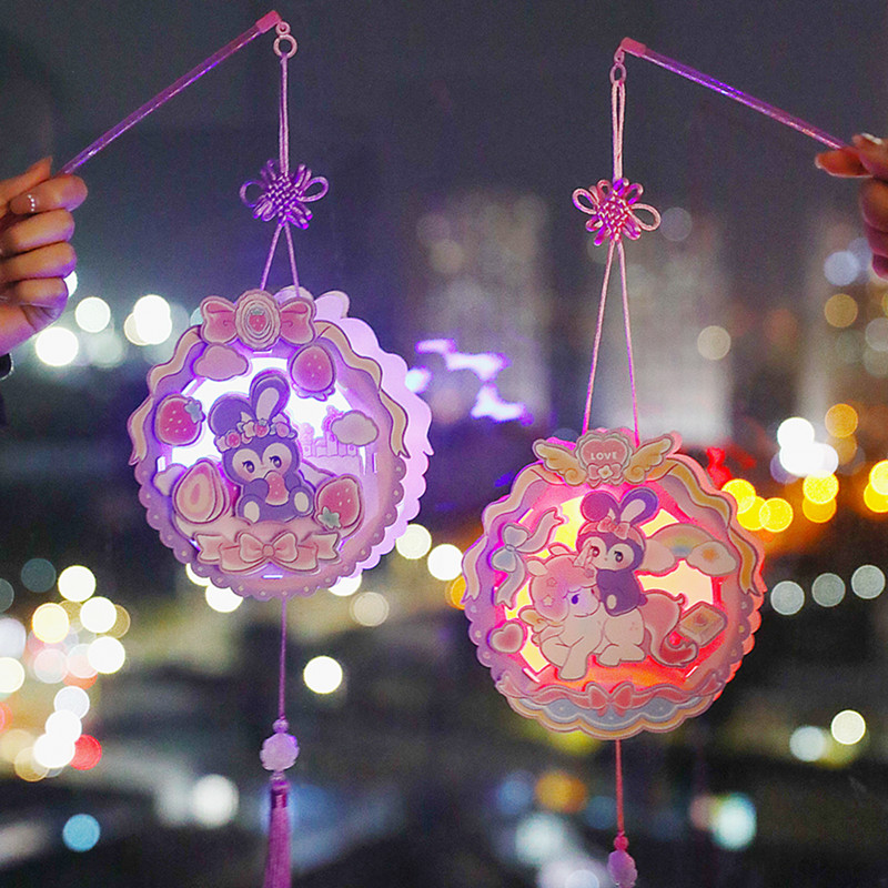 新年灯笼手提小兔子花灯