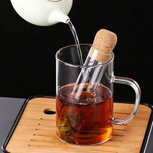 玻璃试管茶漏滤茶器茶叶过滤器喝茶水分离器工具茶具配件泡茶神器