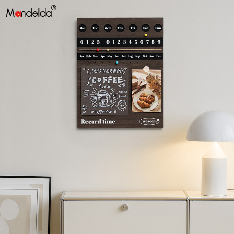Mandelda照片墙背景板留言板挂墙饰品相片展示板墙上玄关万年历装饰摆件挂式照片展示板,文具电教/文化用品/商务用品,软木板/照片板/毛毡板,淘宝优惠券,粉丝福利购,淘宝优惠卷
