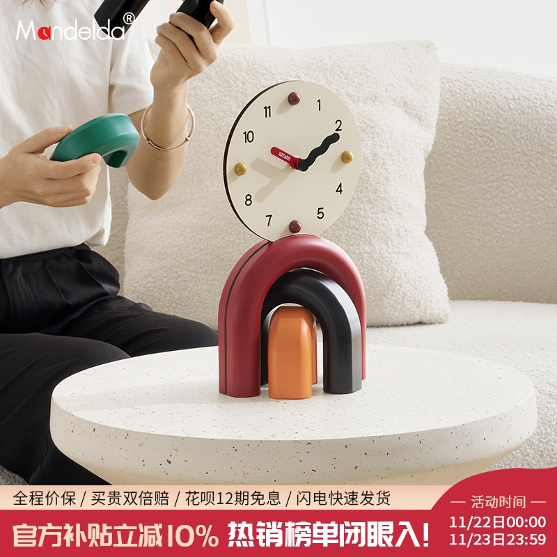 【该商品已降价】摆件时钟双功能