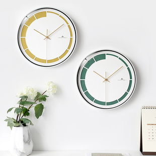 Mandelda北欧现代简约时钟挂钟客厅创意艺术个性装饰挂表2026新款