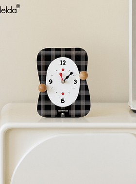 家居客厅摆台式钟表玄关电视柜装饰摆件桌面创意座钟饰品