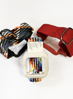 适用红米手表1/2/3表带新款一体编织滑扣腕带Redmiwatch1/2代腕带