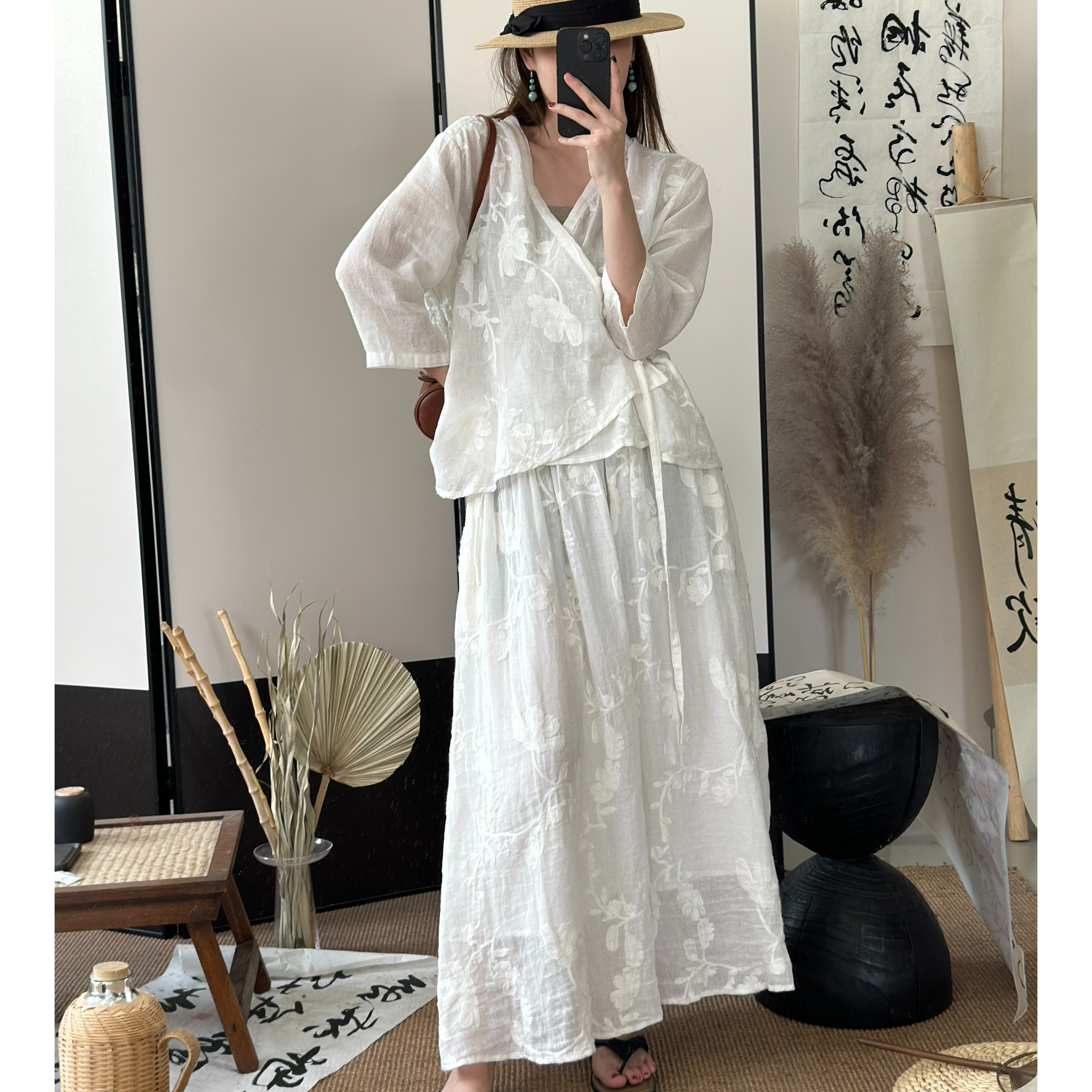 半自由苎麻2023文艺简约