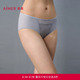 女棉质底裆性感蕾丝中腰平角裤 3条179元 爱慕24AW丝路花雨内裤