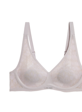 AIMER CHUANG对话6内衣女V领绵托背心式轻薄文胸CA112152