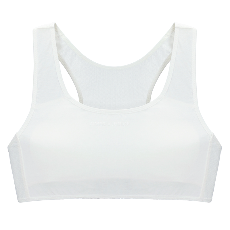 爱慕少女运动背心体育课奶皮网眼