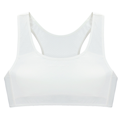 爱慕少女运动背心体育课奶皮网眼