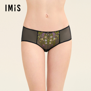 蕾丝低腰平角裤 IM23BVM1 秘密花园24秋冬新款 爱美丽我