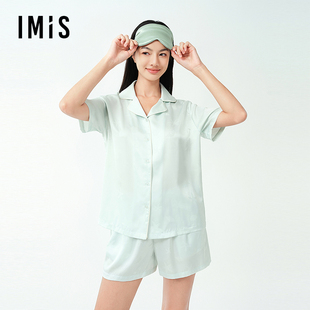 爱美丽睡衣女款夏季凉感短袖短裤2025新款少女家居服套装IM46BXW1