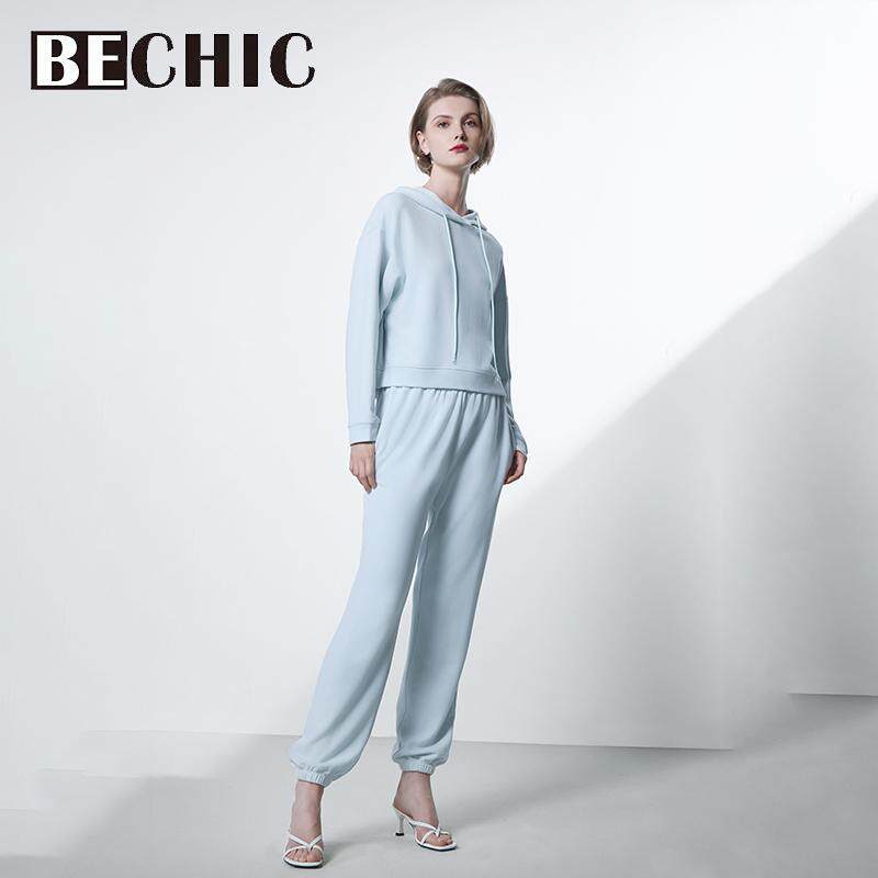 BeChic居家时光连帽分身家居套装女舒适家居服BC46CR1
