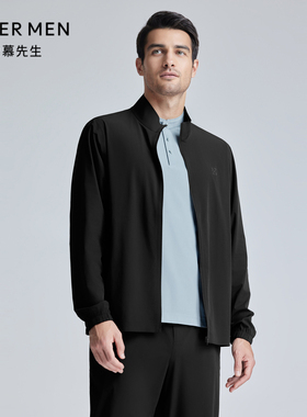 爱慕先生24SS轻商旅系列立领开衫粘合拉链长袖外穿男士NS81K971