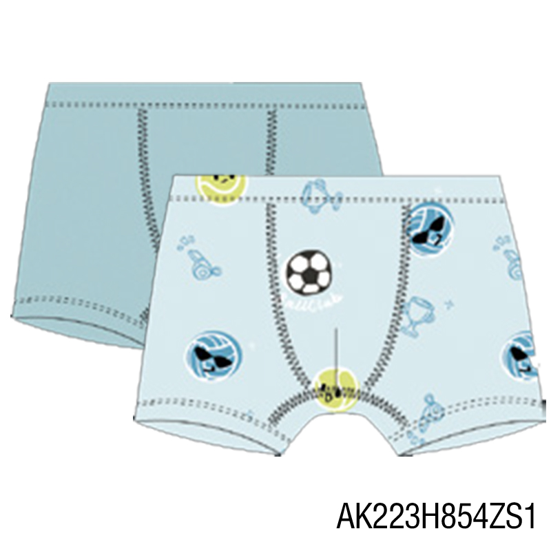 爱慕儿童内裤1岁+男女童宝宝平角裤女男孩短裤莫代尔夏内裤2条装