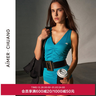 女士性感比基尼连体泳衣CA681211 4夏季 AIMER CHUANG仪式