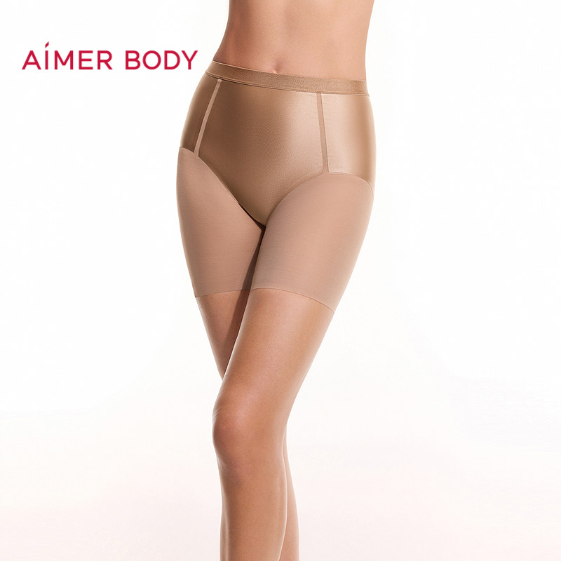 爱慕美体26春夏光影内裤女高腰短腿塑裤安全裤AD330662