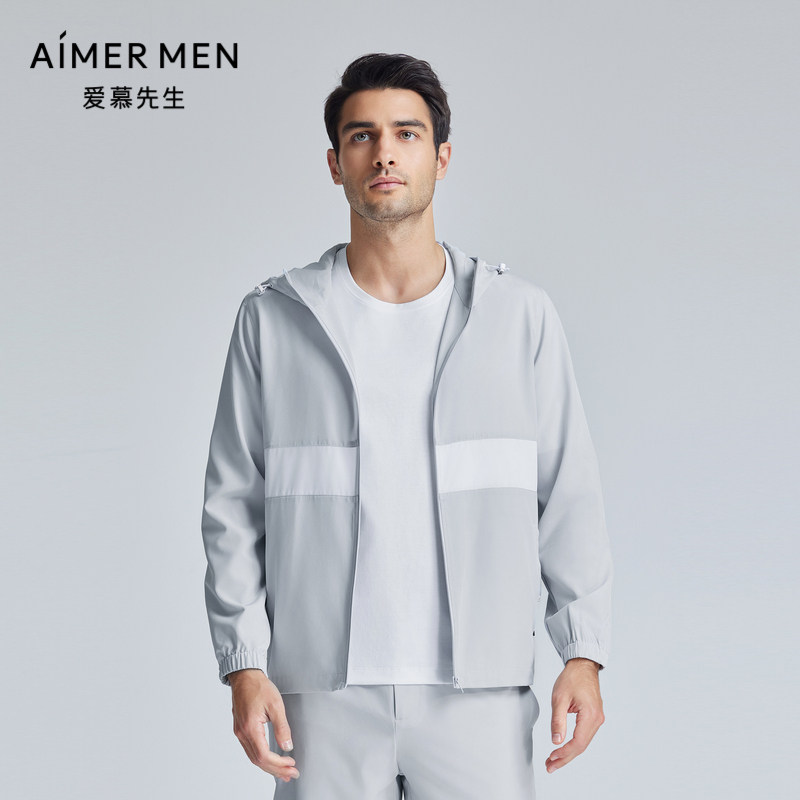 【春新品】爱慕先生24SS轻商旅系列带帽外套NS81K972外穿男士