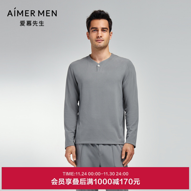 爱慕先生小Y领套头长袖