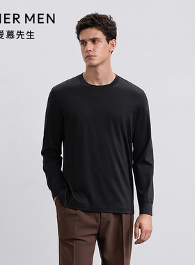 爱慕先生25秋冬先生暖搭-智选tee保暖男棉小高领套头长袖NS72M931