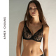 AIMER CHUANG叠韵内衣女薄模杯大罩杯大胸显小蕾丝文胸CA111131