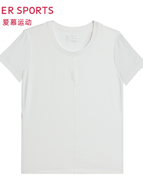 爱慕运动晨风运动装女夏季休闲圆领短袖T恤上衣AS143T21