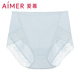 透气纯色高低腰三角裤 女性感蕾丝棉底裆轻薄款 爱慕内裤 3条179元