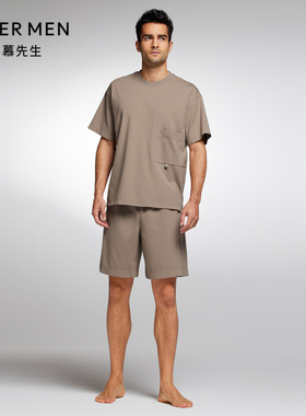 爱慕先生睡衣男23SSonemile陪宠系列夏季可外穿家居短裤NS42J751