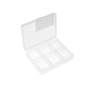 PP收纳盒便携式分装盒药丸盒PP收纳盒饰品项链耳环发夹储物收纳盒
