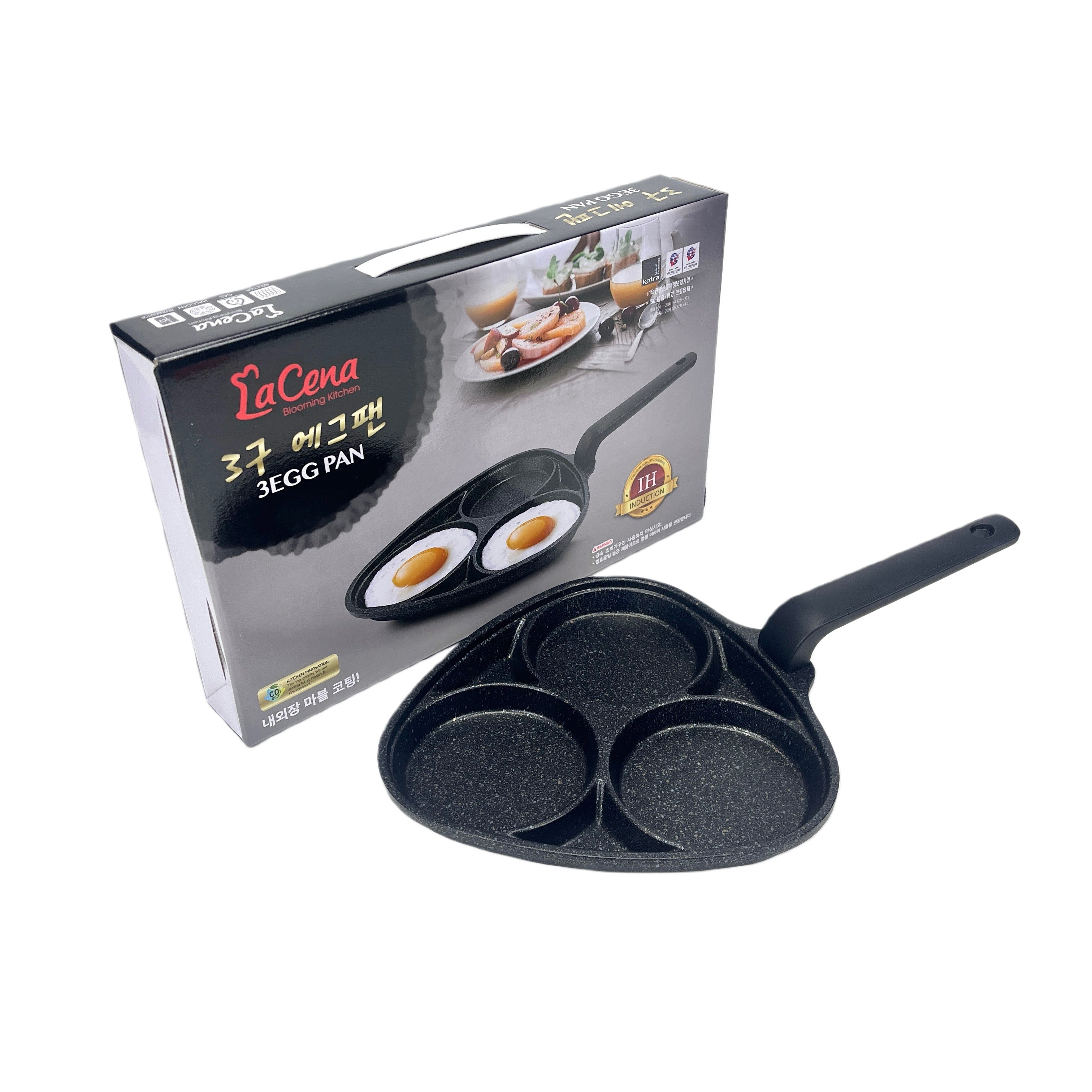 剩1个处理 韩国进口麦饭石三格鸡蛋煎 电磁炉燃气通用 看视频说明,厨房/烹饪用具,煎锅/平底锅,淘宝优惠券,粉丝福利购,淘宝优惠卷