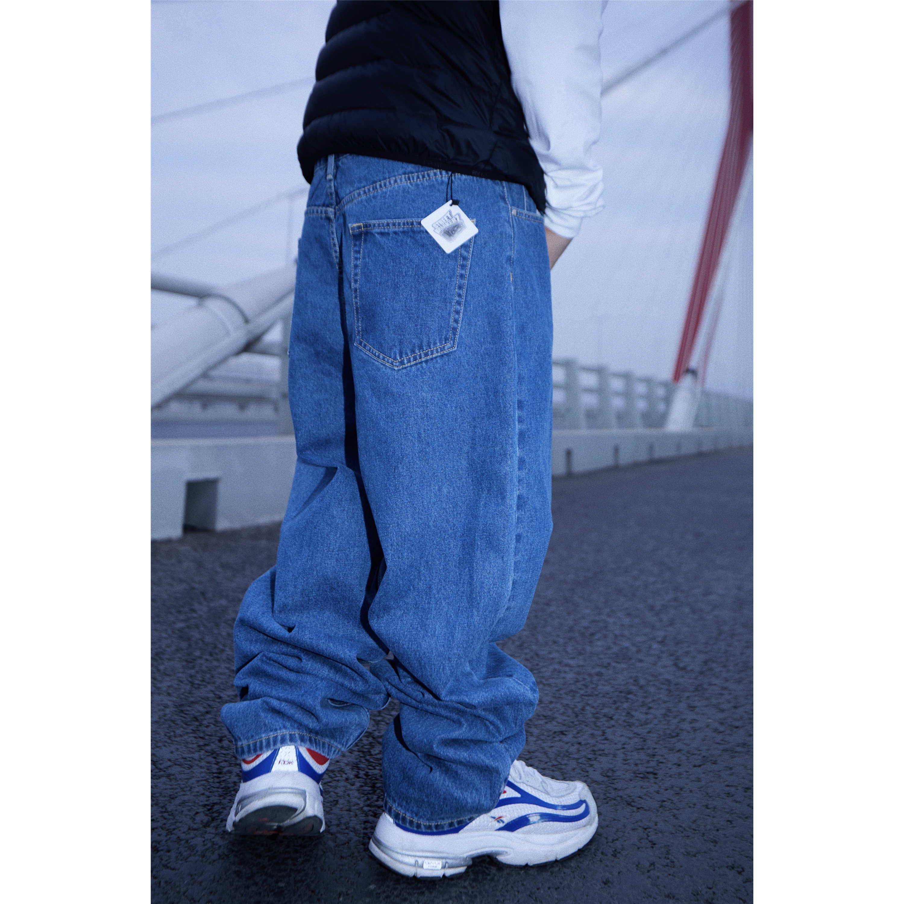 streetbreakerz基础款嘻哈牛仔裤