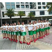 Yang Liping Square Dance Trang phục Set Jump Dance New Nữ Thể thao Giải trí Giáo viên Vườn Mặc thể dục nhịp điệu - Quần áo ngoài trời