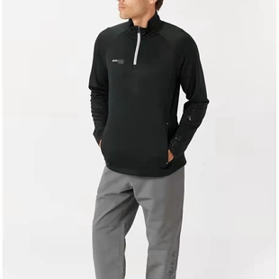 加拿大B牌儿童青少年成人速干保暖抓绒ZIP立领冰球套头卫衣外套