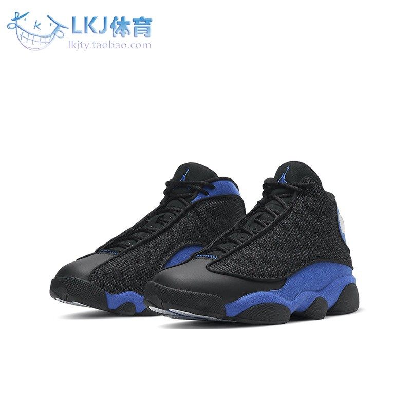 lkj体育 air jordan 13 aj13 黑蓝 皇家蓝 高帮篮球鞋 414571-040