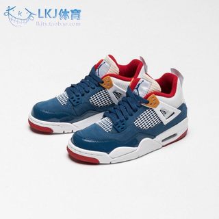 Air Jordan 4 GS Messy Room AJ4 蓝白红 复古篮球鞋 DR6952-400