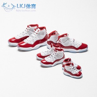 AJ11 CT8012 Air 116 高帮篮球鞋 Jordan 樱桃 LKJ体育 白红
